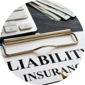 Liability Insurance Documents on a Desk